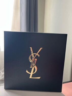 Yves Saint Laurent Black Box with Gold Monogram
